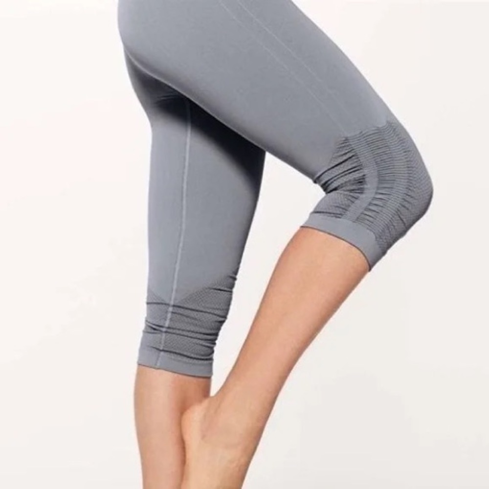 lululemon athletica Gray Cropped Pants